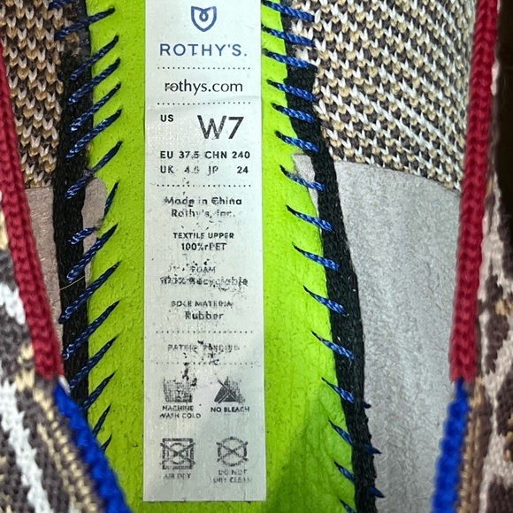 ROTHYS The Loafer Mocha Spot Flats Animal Print Leopard Cheetah Shoes 7 - Picture 4 of 5